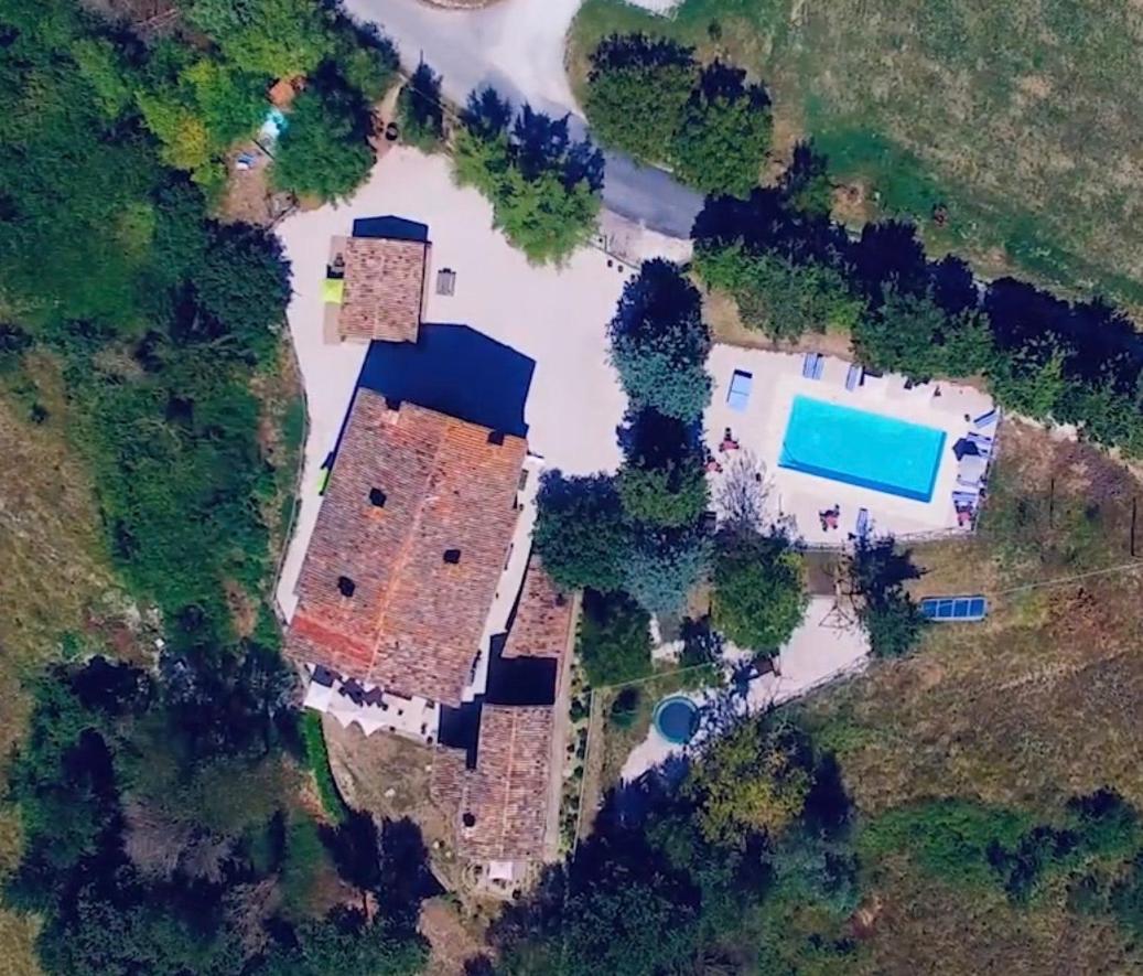 Country House Villa La Farfalla Pietralunga  Luaran gambar