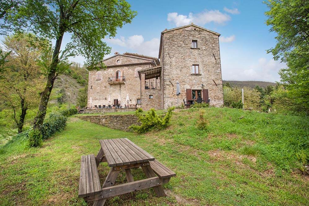 Country House Villa La Farfalla Pietralunga  Luaran gambar
